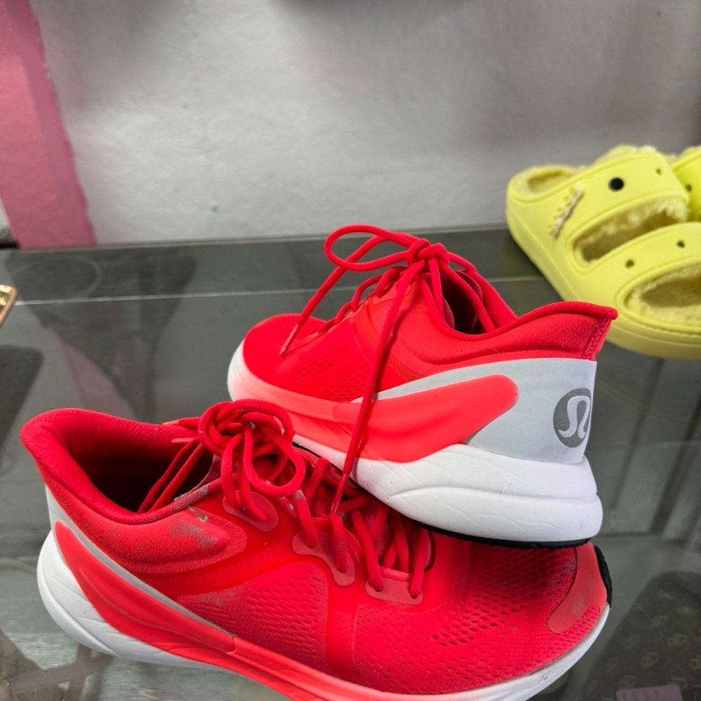 Lululemon Red Athletic Sneakers